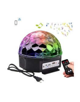 Bluetooth Sd Aux Usb Led Disco Lamba Topu Speakerx