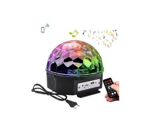 Bluetooth Sd Aux Usb Led Disco Lamba Topu Speakerx