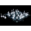 Glass Chess Cam Satranç Takımı (20 cm x 20 cm)