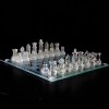 Glass Chess Cam Satranç Takımı (20 cm x 20 cm)