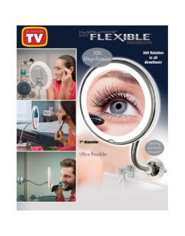 Mobee Flexible 10X Zoomlu Esnek Işıklı Makyaj Aynası