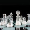 Glass Chess Cam Satranç Takımı (25 cm x 25 cm)