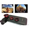 Balık Gözü Lens Fish Eye 3 Wide Geniş Açılı Makro Telefon Lensi