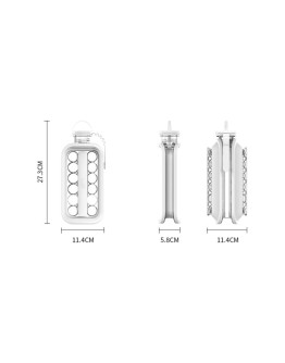 Buz Topu Kalıp 2 In 1 Buz Küpü Maker Su Şişesi