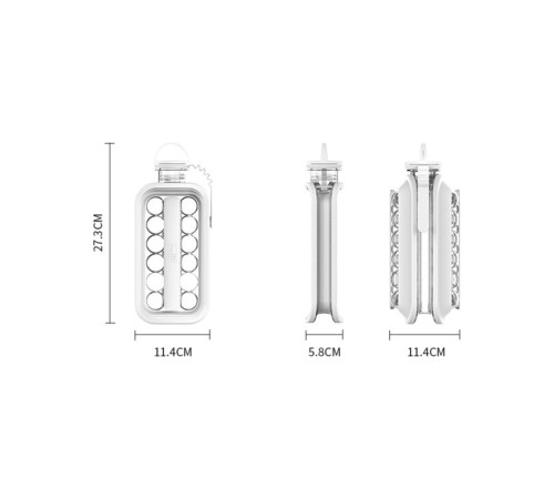 Buz Topu Kalıp 2 In 1 Buz Küpü Maker Su Şişesi