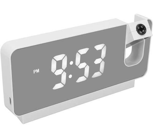 Dijital Projeksiyonlu Çalar Saat LED Aynalı Çalar Saat