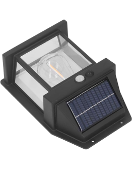 Güneş Enerjili Bahçe Aydınlatması Aplik Dekor Solar Ve Sensörlü Bahçe Balkon ve Garaj Lambası