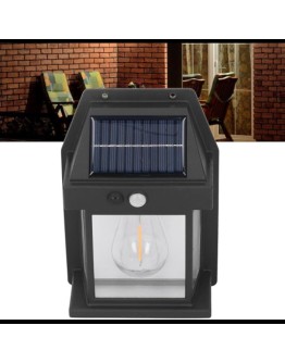 Güneş Enerjili Bahçe Aydınlatması Aplik Dekor Solar Ve Sensörlü Bahçe Balkon ve Garaj Lambası