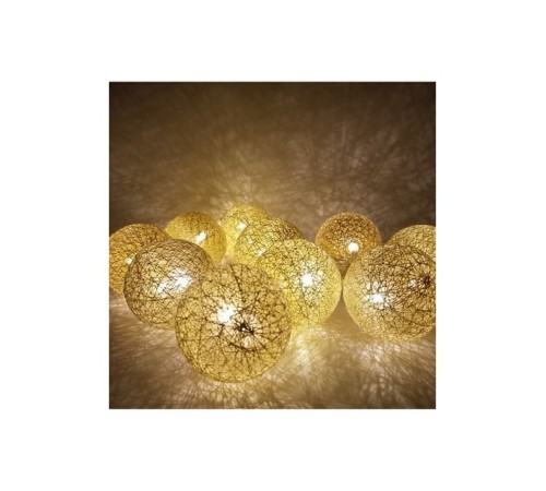 Top Led Oda Süsleme Işıklı Top Aydınlatma 1,5 Metre