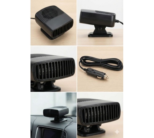 Oto Isıtıcı-soğutucu Fan Cam Buğu Çözücü Fan Araç Içi Isıtıcı-soğutucu Fan 12v Çakmaklık Girişli
