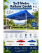 3x3 Metre Katlanır Çardak 420D Kumaş – 28 Kg Altıgen 30 mm Profil Gazebo