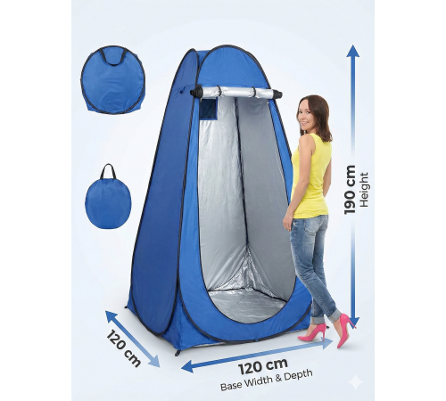 Kamp Alanı Duş Giyinme Wc Çadırı Fotoğrafcı Prova Kabini 190x120x120