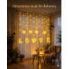 3 Metre Perde Led Işık - 8 Modlu Kalp ve LOVE Figürlü Dekoratif Animasyonlu Led 3 Metre Perde Led Işık - 8 Modlu Kalp ve LOVE Figürlü Dekoratif Animasyonlu Led