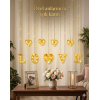 3 Metre Perde Led Işık - 8 Modlu Kalp ve LOVE Figürlü Dekoratif Animasyonlu Led 3 Metre Perde Led Işık - 8 Modlu Kalp ve LOVE Figürlü Dekoratif Animasyonlu Led