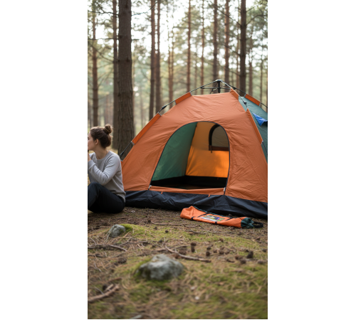 Otomatik Kurulumlu Kamp Çadırı 3 Kişilik (200x150x110) Otomatik Kurulumlu Kamp Çadırı 3 Kişilik (200x150x110)