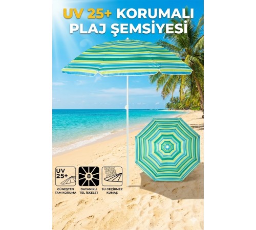 Plaj Şemsiyesi Sabit 180 cm Plaj Şemsiyesi Sabit 180 cm