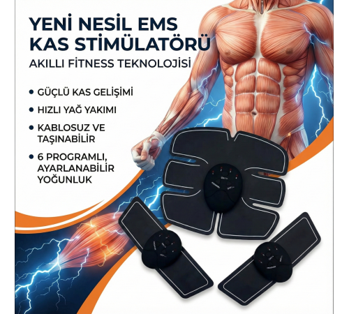 SixPad Kas Geliştirici Masaj Aleti