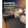 Araç İçi Şişme Yatak Araba Ve Kamp Yatağı Çanta Elektrikli Pompa Tamir Kiti Ve Yastıklı Yatak Seti