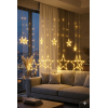 Yıldız Sarkıtlı Perde LED Aydınlatma - 3m Genişlik, 8 Modlu, Günışığı Renk,Ev Süsleme Işığı Yıldız Sarkıtlı Perde LED Aydınlatma - 3m Genişlik, 8 Modlu, Günışığı Renk,Ev Süsleme Işığı