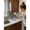 Magic Brush 5 in 1 Kablosuz Şarjlı Temizlik Fırçası | Çok Amaçlı Döner Başlıklı Elektrikli Banyo, Mutfak ve Fayans Temizleme Seti